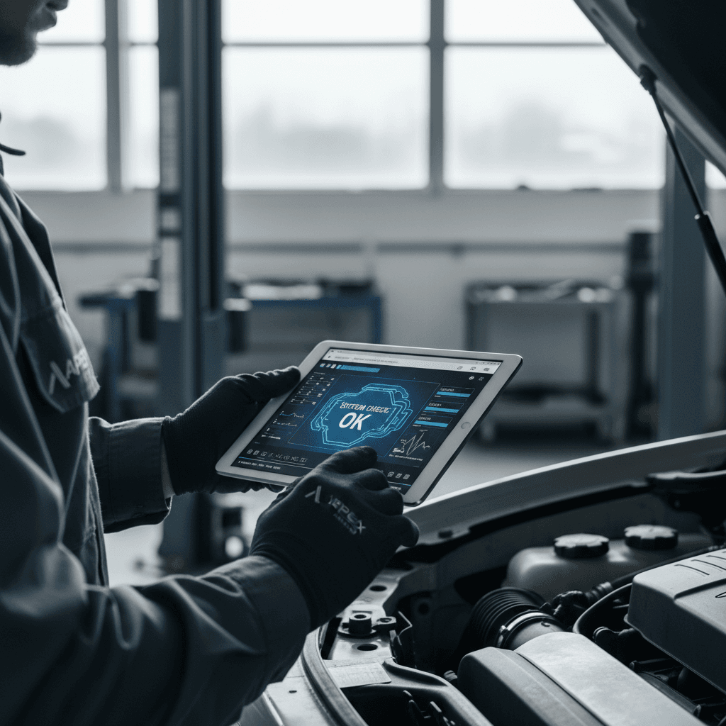 Mechanic reviewing service details with a customer in a Toronto auto shop